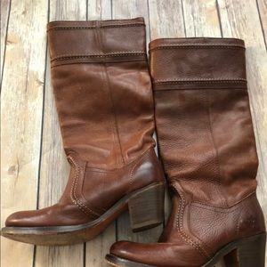 Authentic Frye Boots Brown Size 6.5